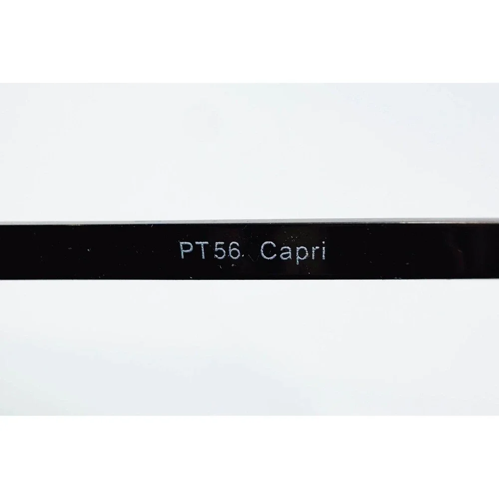 Capri PT56 Eyeglasses Mens Coffee Brown Square Frame 55-16-145